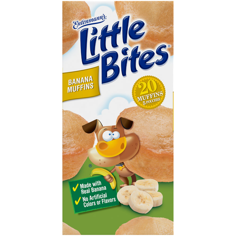 Box of 5 Little Bites banana sachets
