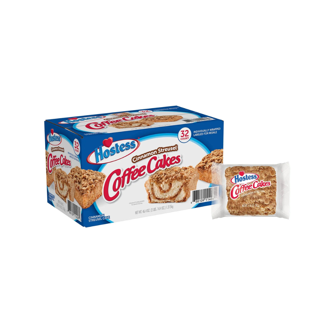 Coffee Cakes 32 pack box