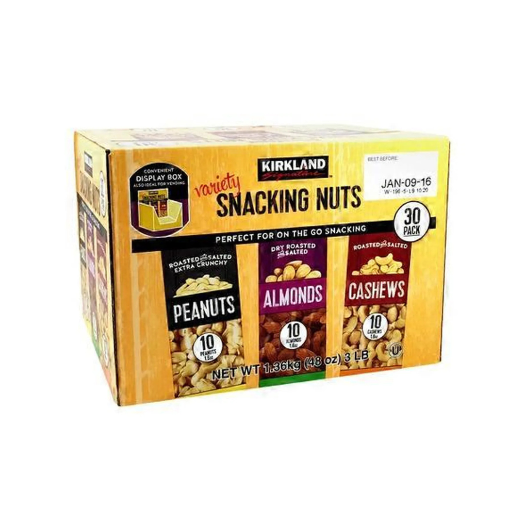 Assorted nuts to snack on