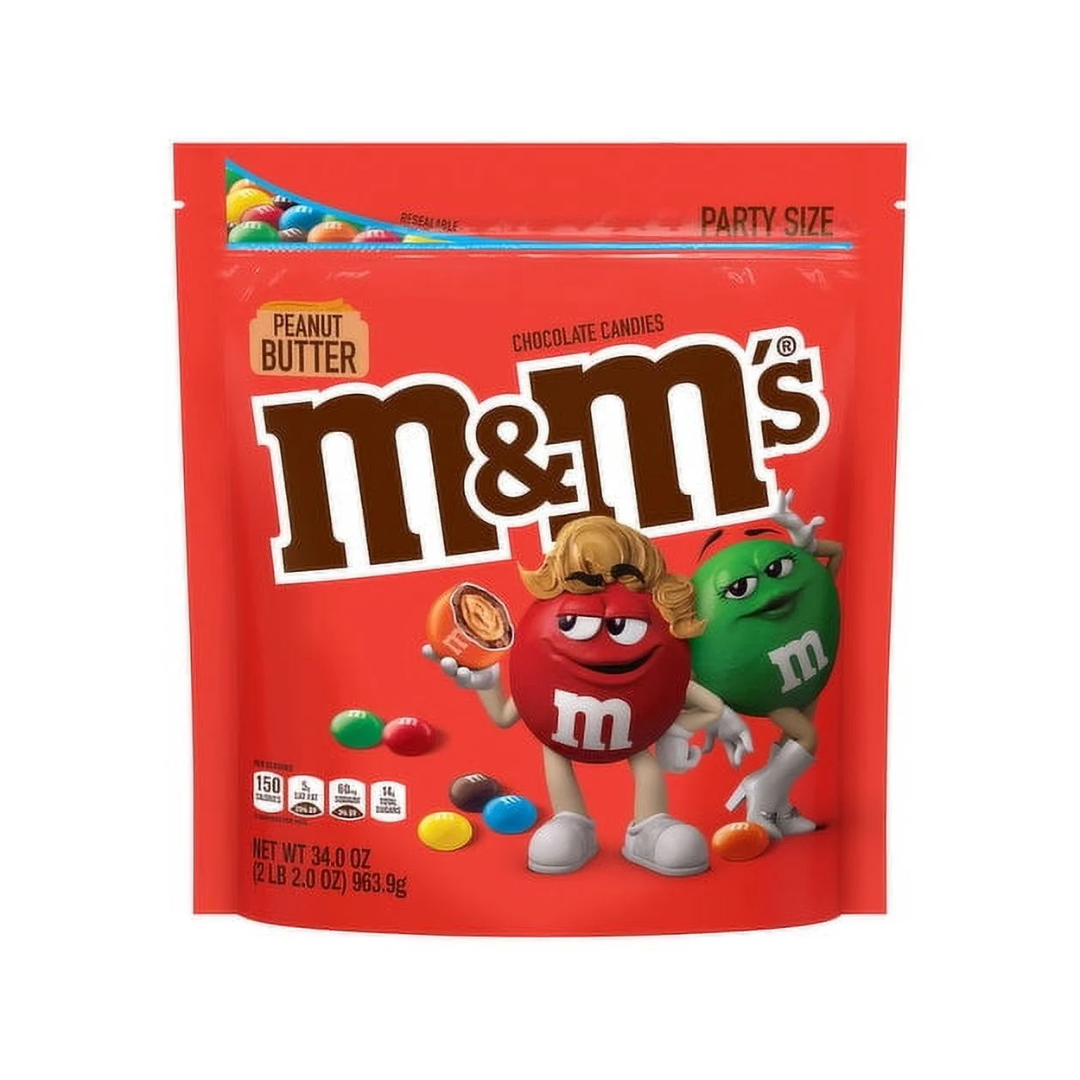 M&M S PEANUT BUTTER PARTY SIZE