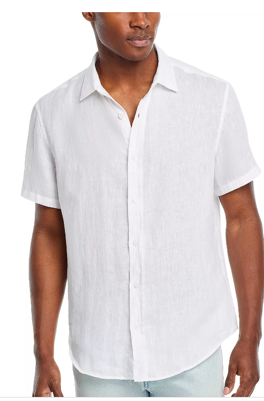 White short-sleeved T-shirt