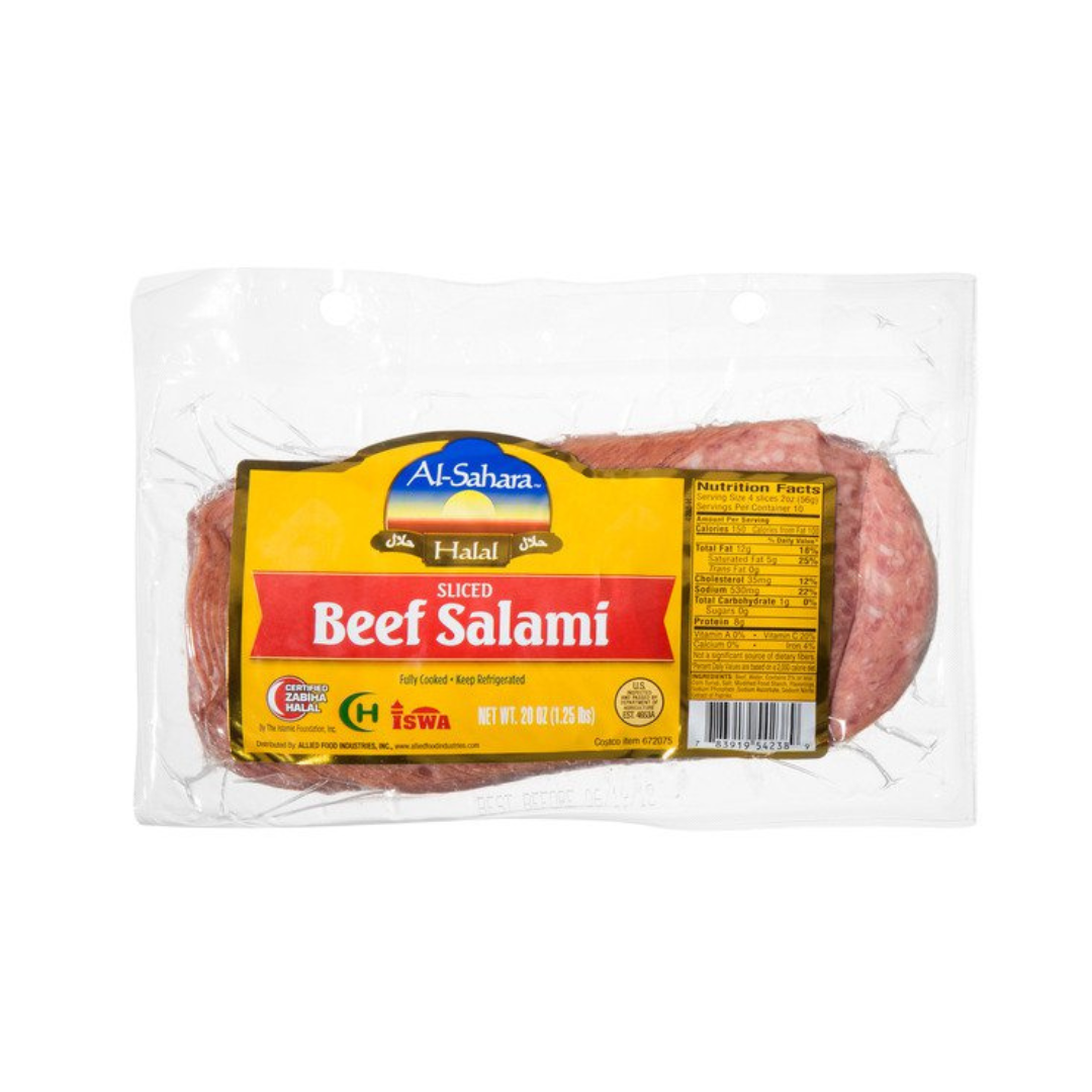 Al-Sahara Sliced Beef Salami (Halal)