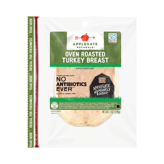 Applegate Natural Sliced Oven Roasted Turkey Breast - 7oz