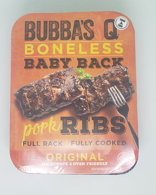 Bubbaa Q's Deboned Baby Back Ribs Deboned&#x1f356;  10 oz. Pack