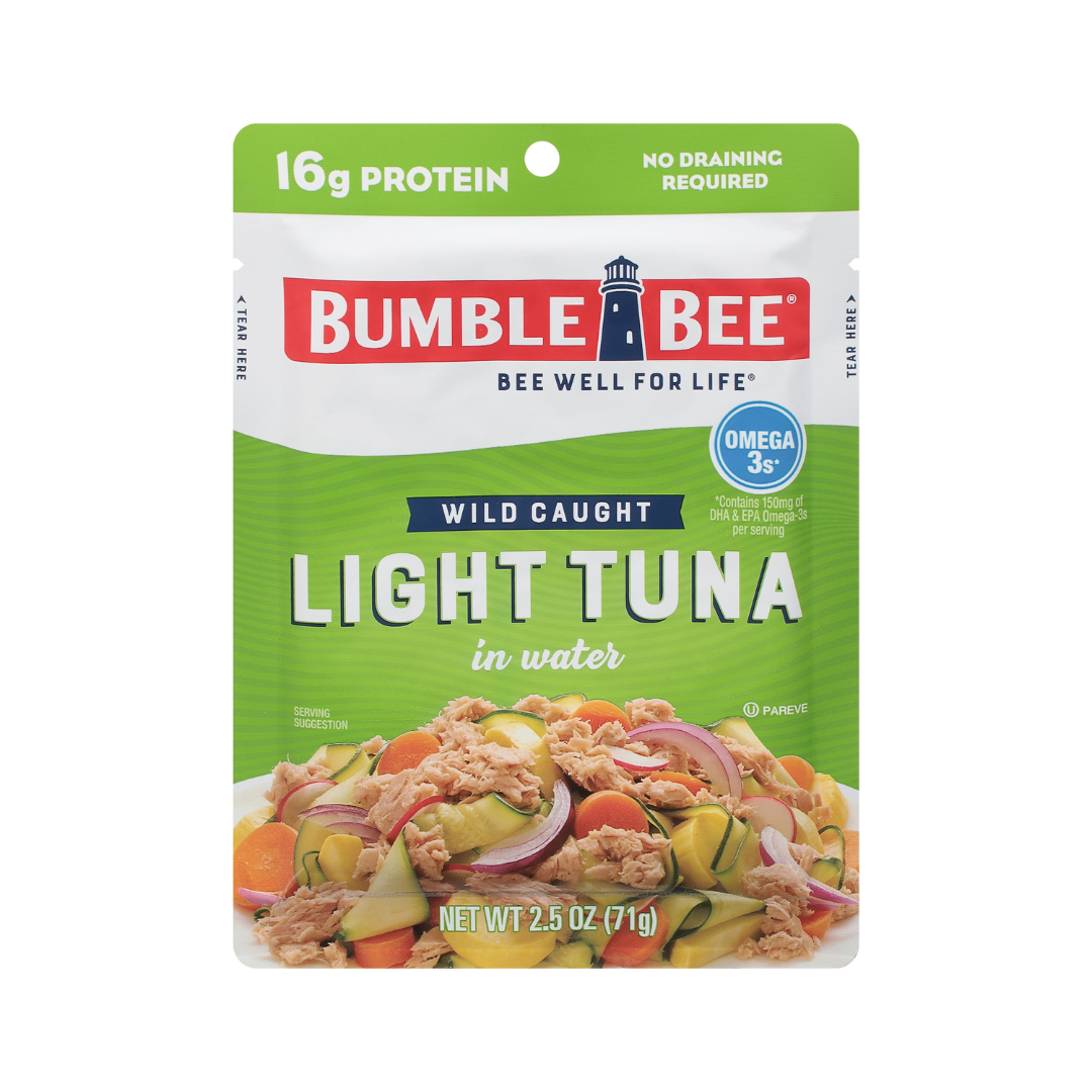 Bumble Bee Tuna in Water Pouch - Light Tuna