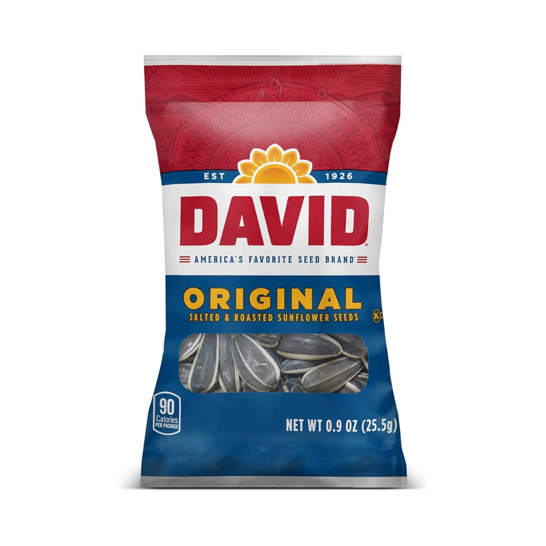 Davids Original Sunflower Seeds Mini 0.9oz Pouch