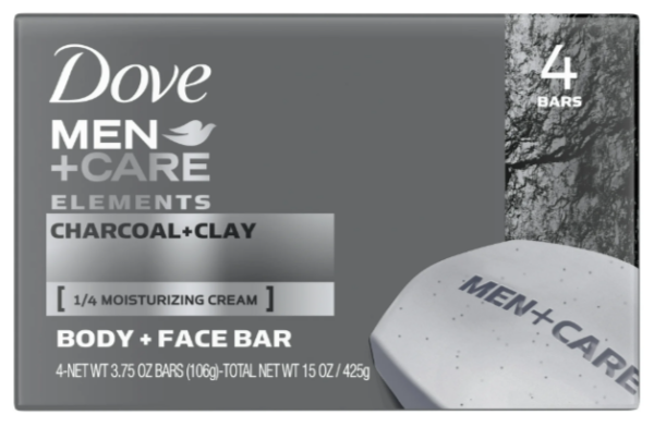 Dove Men + Care -  Charcoal - 4 pack