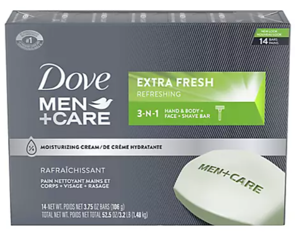 Dove Men + Care -  Extra Fresh - 8 Pack