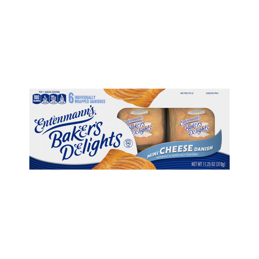 Entenmann's Minis Cheese Danish - 6 count Box