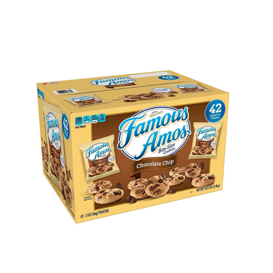 Famous Amos Chocolate Chip Cookies - 42 pk