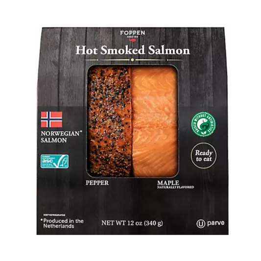 Foppen Hot Smoked Salmon - The Pepper & The Maple - 12 Oz