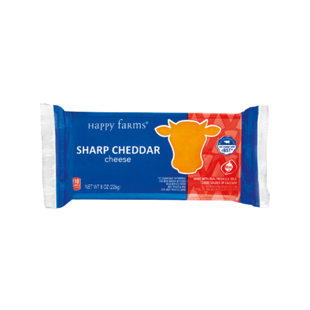 Happy Farms Sharp Cheddar Cheese Block