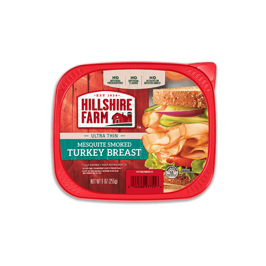 HILLSHIRE FARM MESQUITE SMOKED TURKEY BREAST 9 OZ
