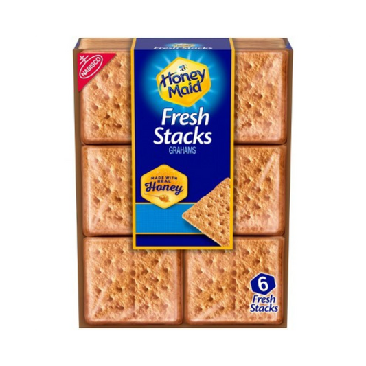 Honey Maid Fresh Stacks Graham Crackers - 1 Box of 6 Stacks