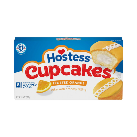 Hostess Cup Cakes Chocolate or Orange natural flavor 13.5 oz - orange