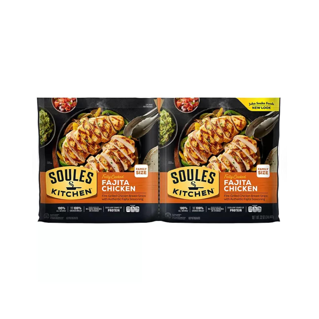 Soules Kitchen Chicken Breast Fajitas Strips - 32 oz - 2 pk