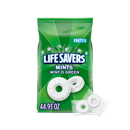 Life Savers Wint-O-Green Breath Mint Hard Candy - Party Size - 44.93 oz