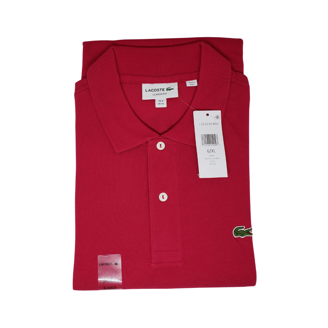 Lacoste Clasic Fit Polo Shirts 100% Cotton
