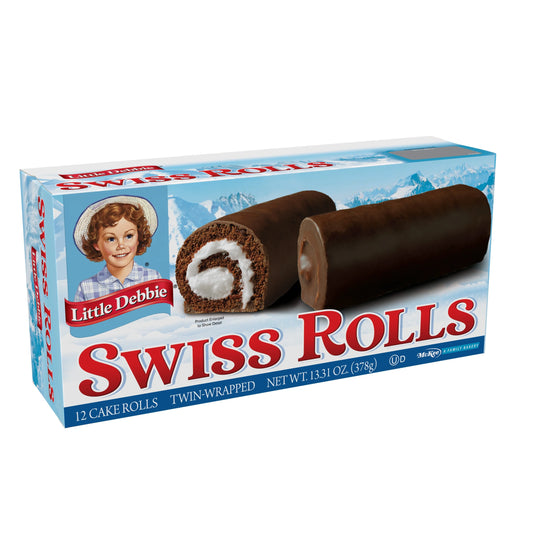 Little Debbie Traditional Swiss Rolls, 12 pk./20.08 oz. big PACK - Cosmic Pies