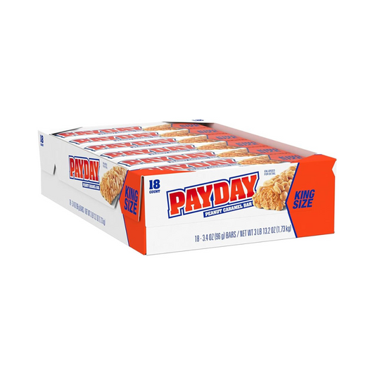 PAYDAY Peanut Caramel Candy - 3.4 oz - 18 pk.