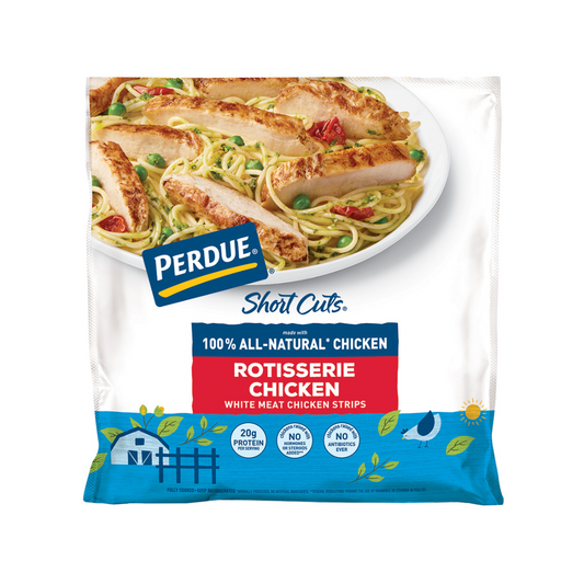 Perdue Short Cuts, Refrigerated Rotisserie Chicken Breast Strips, 8 oz.