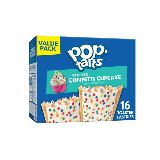 Pop-Tarts Frosted Confetti Cupcake Toaster Pastries 27 oz (16 Count)
