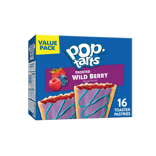 Pop-Tarts Frosted Wild Berry Toaster Pastries 27 oz (16 Count)