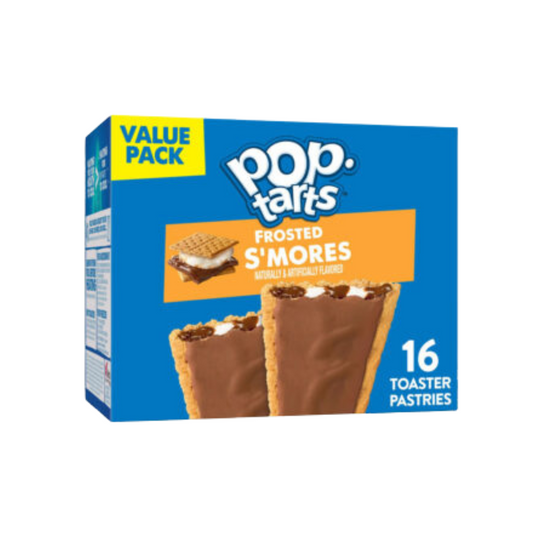 Pop-Tarts Breakfast Toaster Pastries Frosted S'mores 27 Oz 16 Toaster Pastries