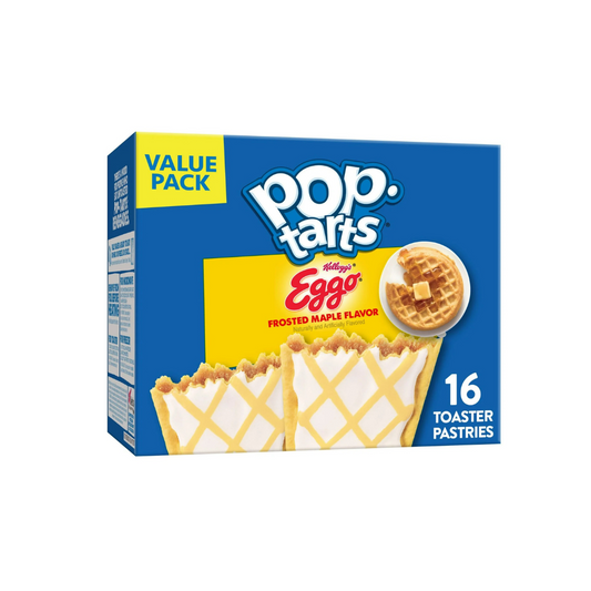 Pop-Tarts Eggo Frosted Maple Flavor Toaster Pastries - 16 Count Box