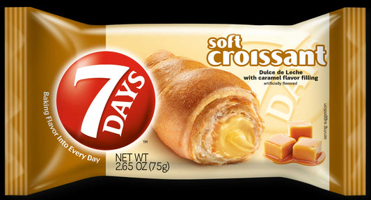 Soft Croissant,  caramel Filling (Pack of 12)
