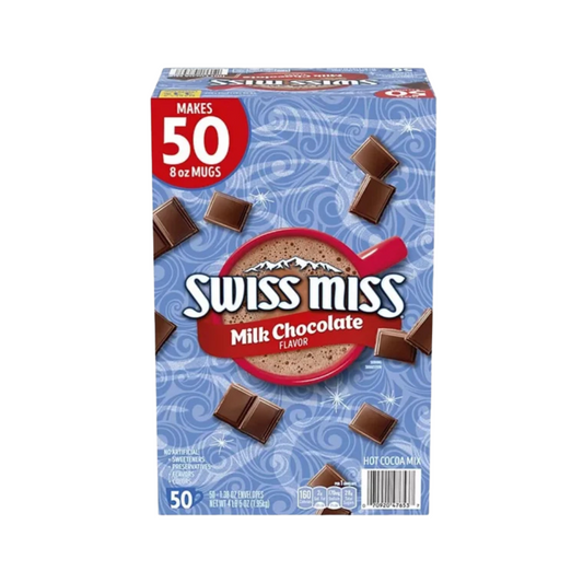 Swiss Miss Milk Chocolate Flavored Hot Cocoa Mix, 50 Count Hot Cocoa Mix Packets