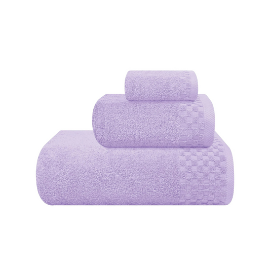 Towel Set Imported 3 Peace Set - Burgundy/Maroon/Lavender/Pink