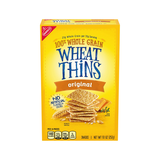 Nabisco Wheat Thins 100% Whole Grain 9.1 Oz.