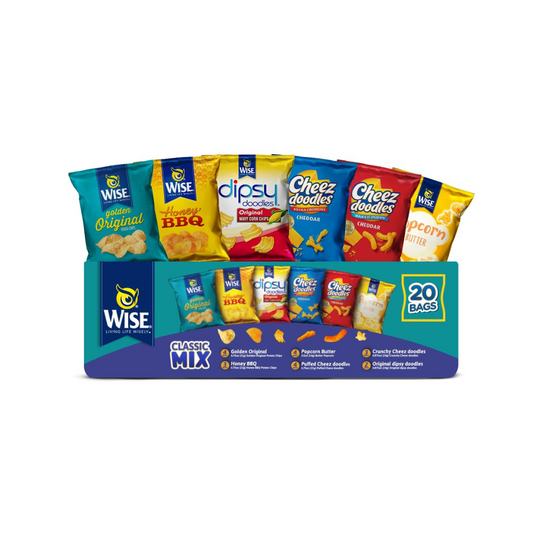 Wise Snacks Clasic Mix Variety Pack (20 Count) Gluten Free