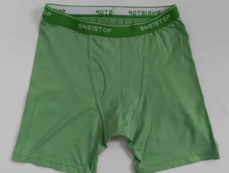 SNS 1 STOP BOXER BRIEFS SOLID COLOR UNDERWEAR - EXTRA LARGE, Lime Green image