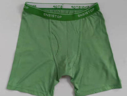 SNS 1 STOP BOXER BRIEFS SOLID COLOR UNDERWEAR - EXTRA LARGE, Lime Green image
