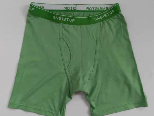 SNS 1 STOP BOXER BRIEFS SOLID COLOR UNDERWEAR - EXTRA LARGE, Lime Green image