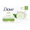 Dove Beauty Bar Women's Bath Soap Gentle Cool Moisture Cucumber & Green Tea 3.75 oz