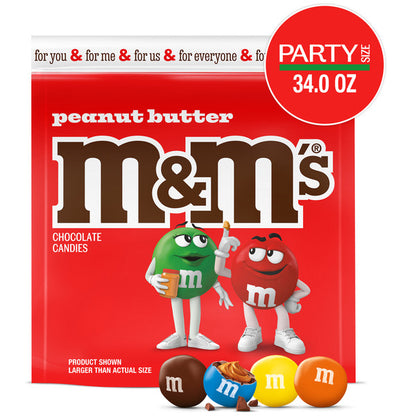 M&M S PEANUT BUTTER PARTY SIZE