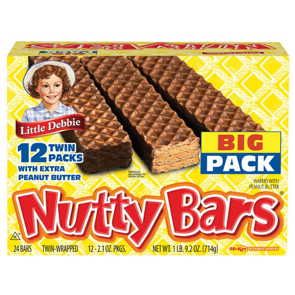 Little Debbie Twin Nutty Bars