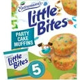 Little Bites Party Cake Muffins 5 packs Cake and Sprinkles Mini Muffins 8.25 oz Box